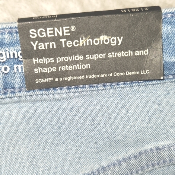 MOSSIMO " #DONT CARE" MID RISE JEGGING SIZE 2 /26 R RAW HEM NEW WITH TAGS - Picture 5 of 12